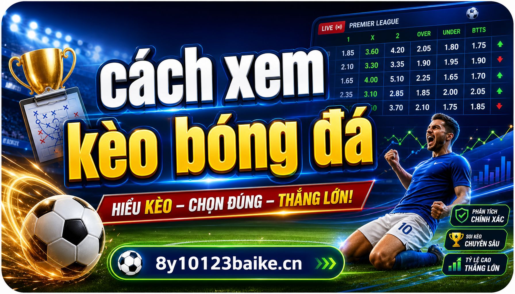 cách xem kèo bóng đá