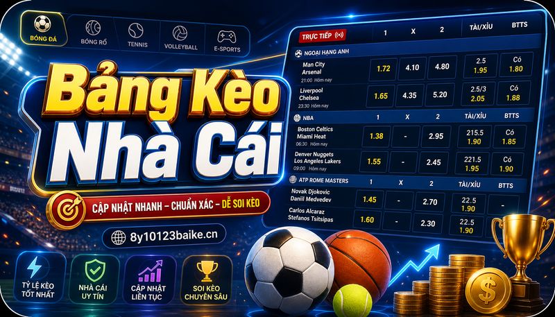 Bảng Kèo Nhà Cái